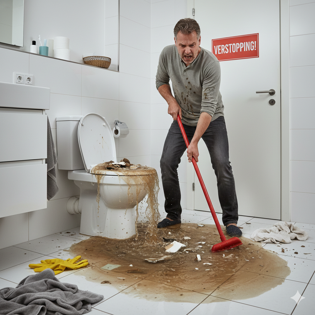 Rioolverstopping verhelpen